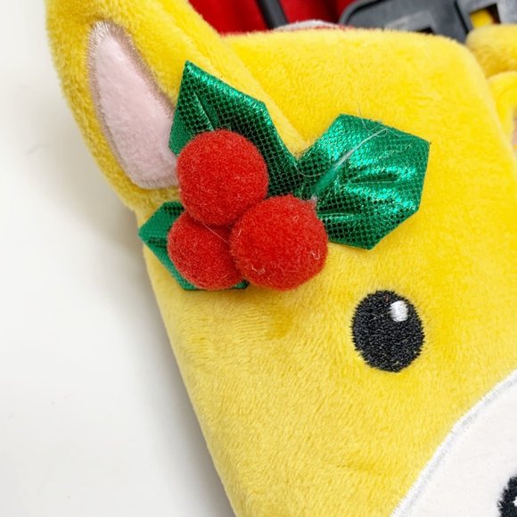 Christmas Shoppe Puppy Slippers Youth Size S/M - Picture 5 of 7